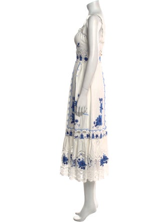 Farm Rio Printed Long Dress