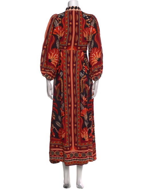 Farm Rio Printed Long Dress