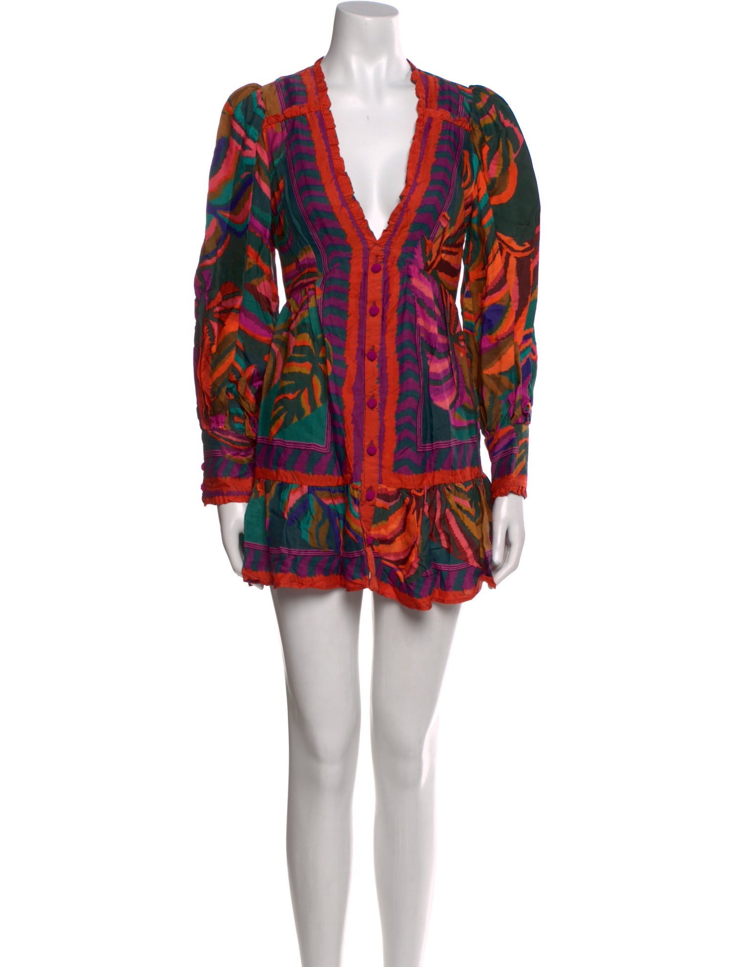 Farm Rio Printed Mini Dress