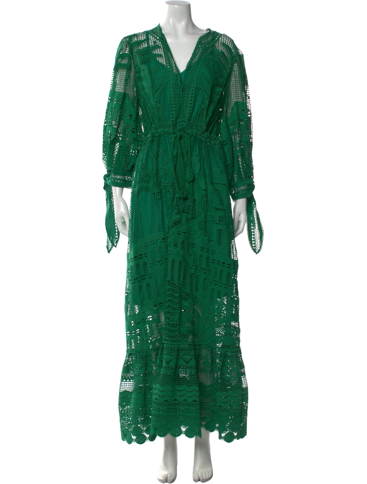 Farm Rio V-Neck Long Dress