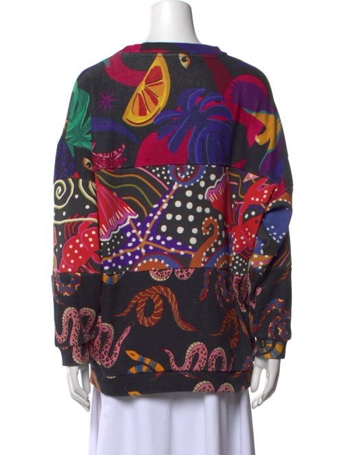 Farm Rio Printed Scoop Neck Blouse