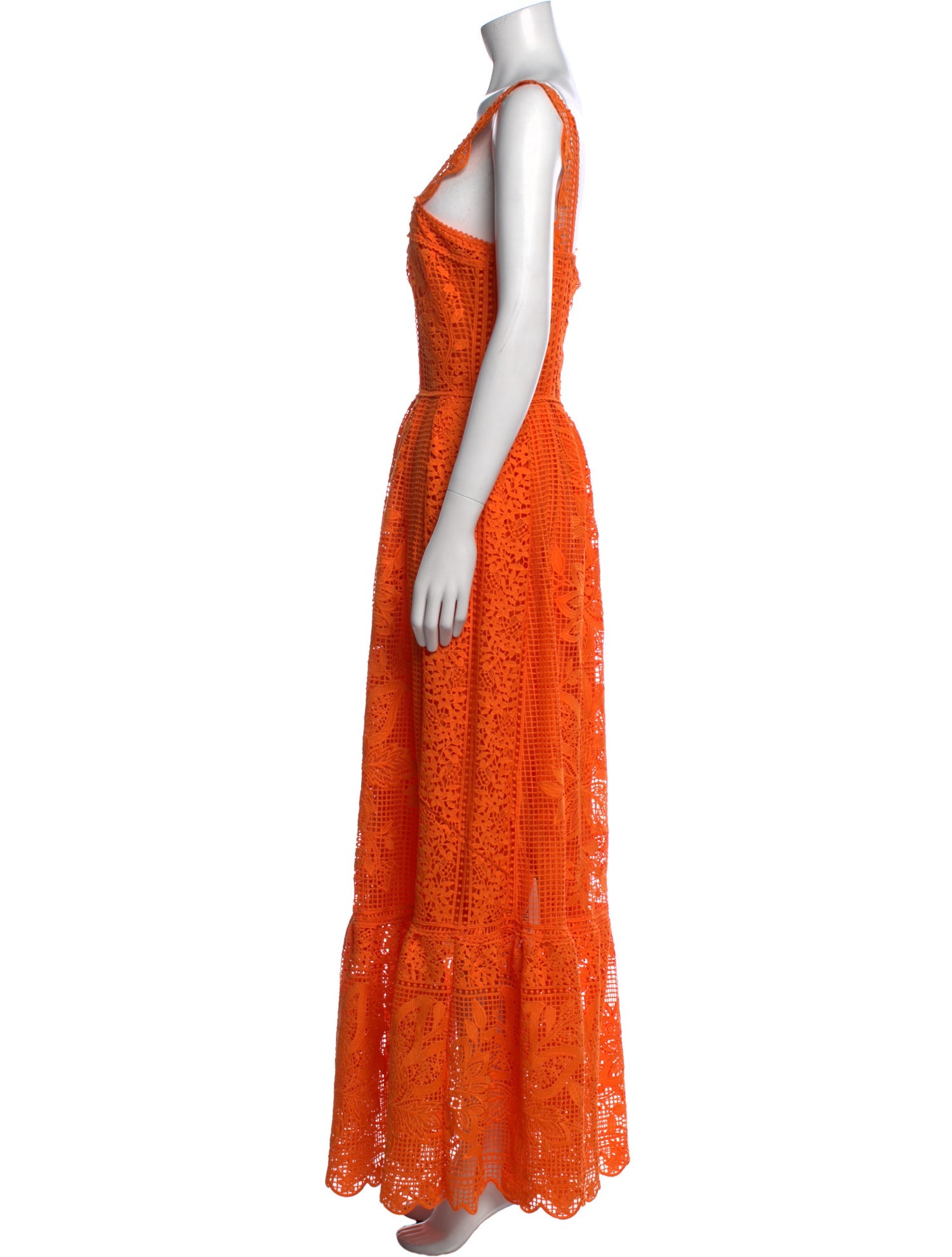 Farm Rio Lace Pattern Long Dress w/ Tags