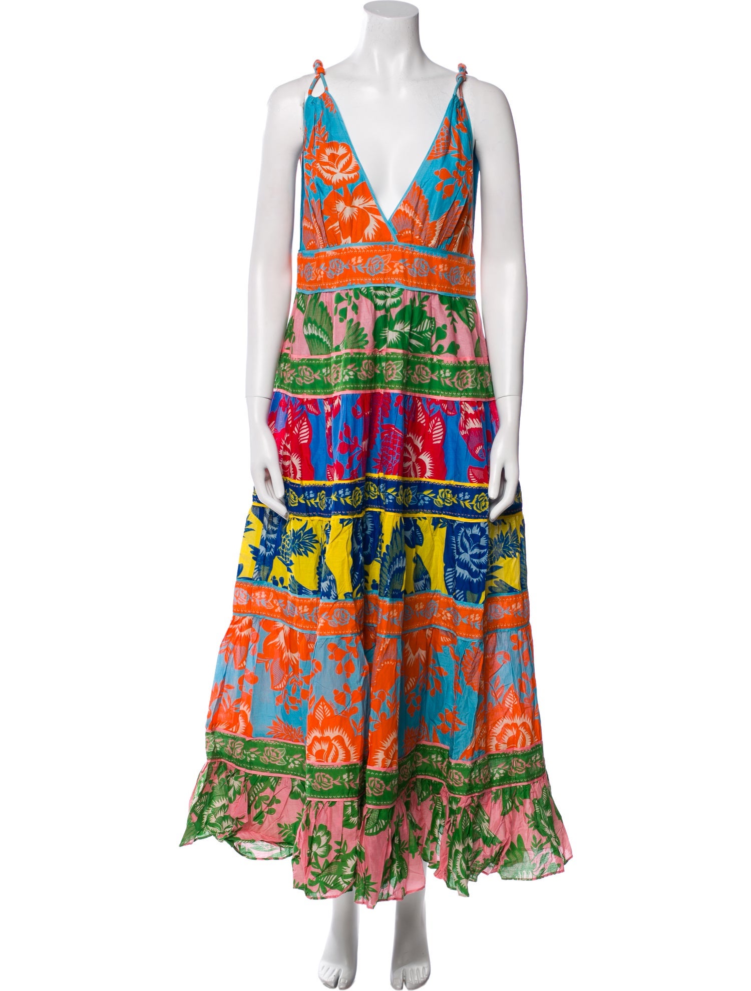 Farm Rio Printed Long Dress w/ Tags