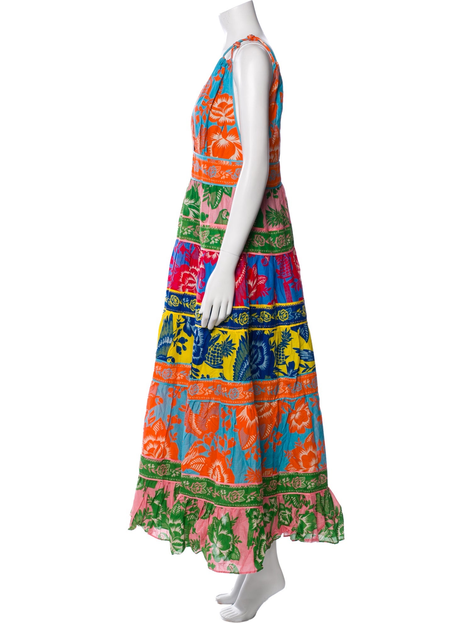 Farm Rio Printed Long Dress w/ Tags
