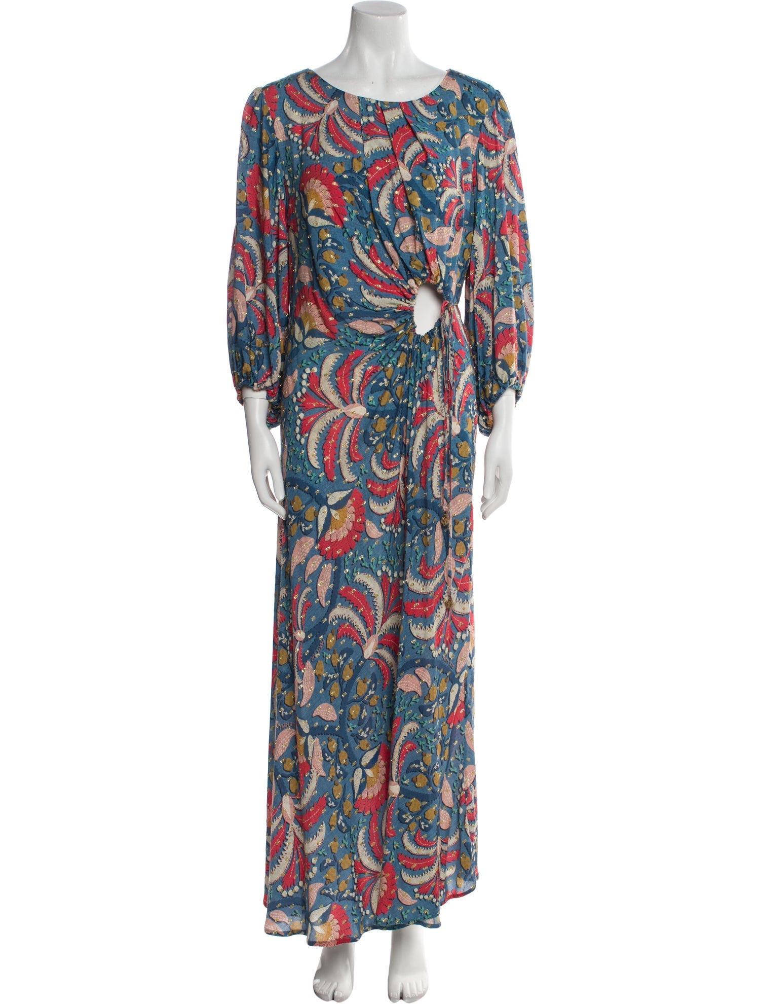 Farm Rio Printed Long Dress