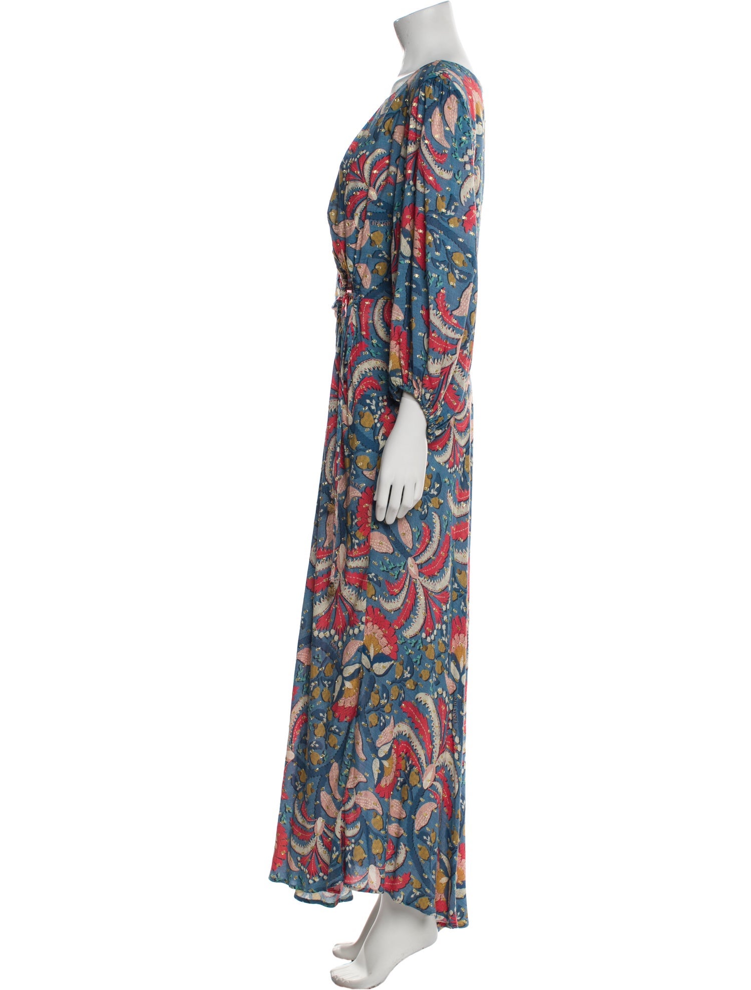 Farm Rio Printed Long Dress