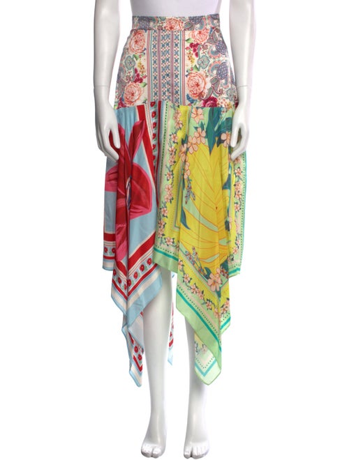 Farm Rio Printed Midi Length Skirt