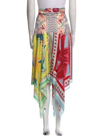 Farm Rio Printed Midi Length Skirt