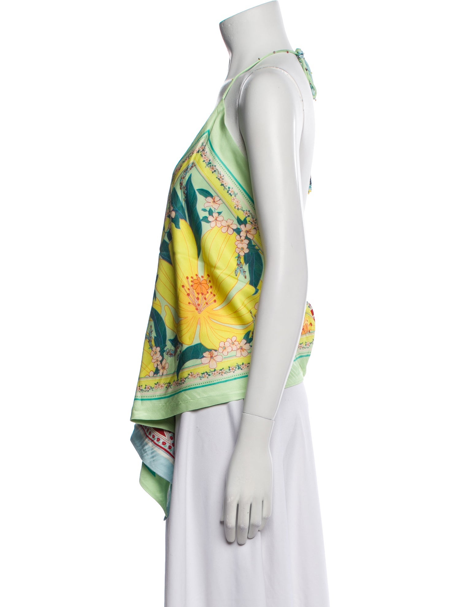 Farm Rio Printed Halterneck Top