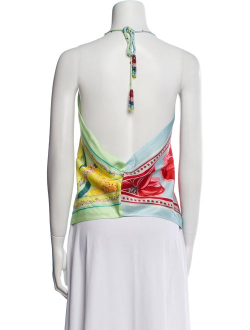 Farm Rio Printed Halterneck Top