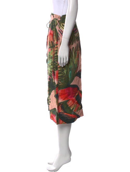 Farm Rio Linen Knee-Length Skirt