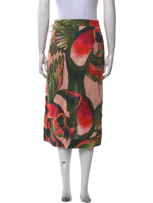 Farm Rio Linen Knee-Length Skirt