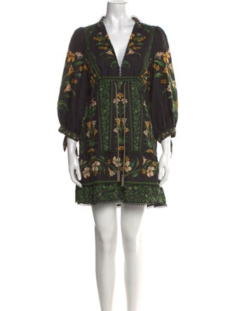 Farm Rio Printed Mini Dress