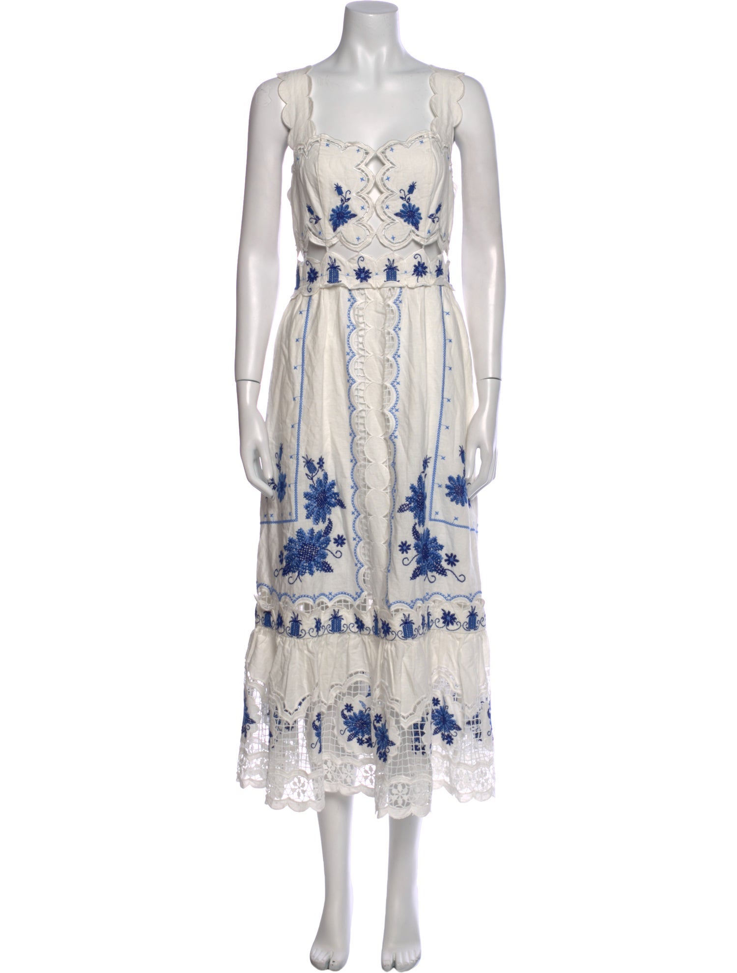 Farm Rio Linen Long Dress