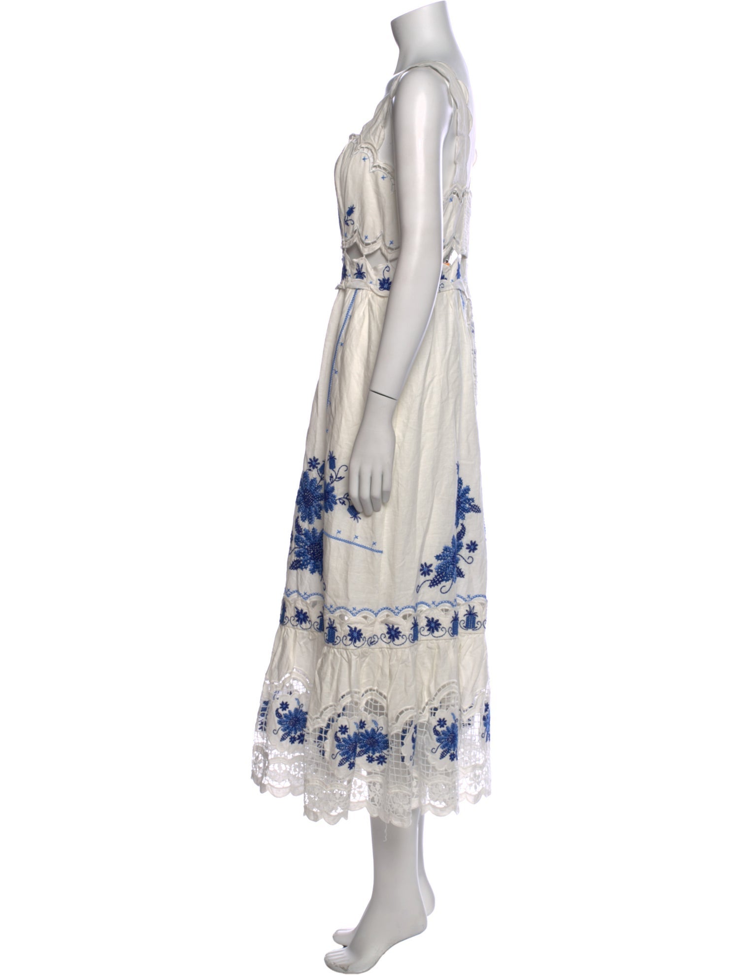 Farm Rio Linen Long Dress