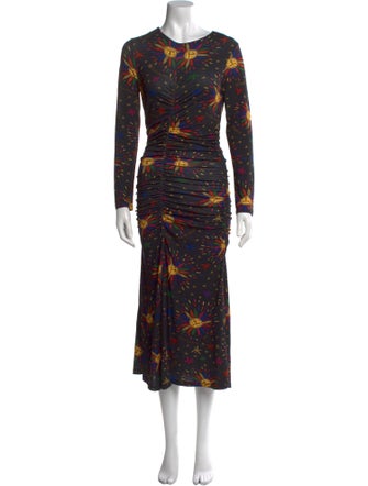 Farm Rio Printed Long Dress