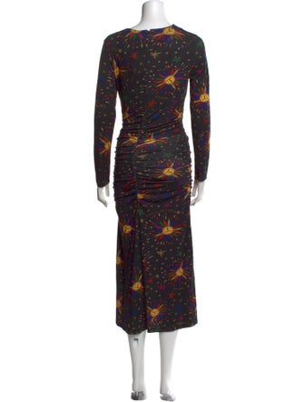 Farm Rio Printed Long Dress