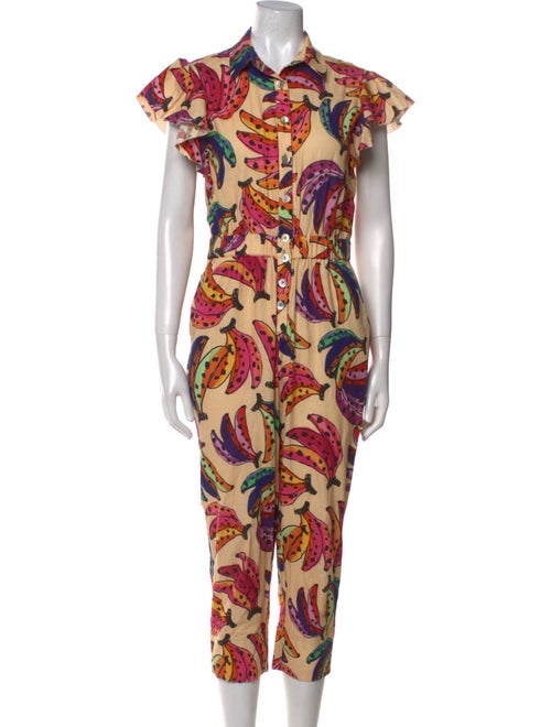 Farm Rio Linen Printed Jumpsuit