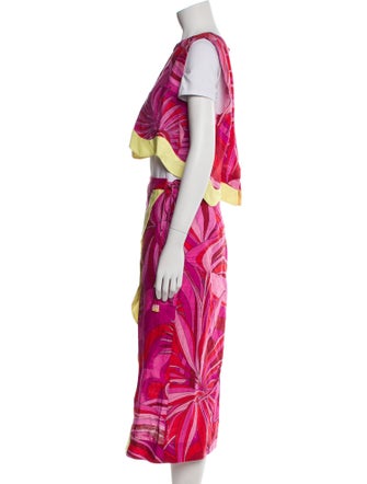 Farm Rio Linen Printed Skirt Set