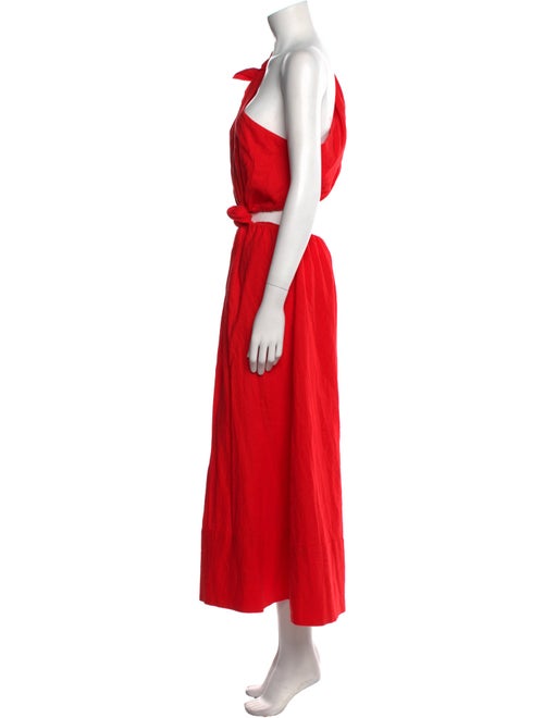 Farm Rio Linen Midi Length Dress