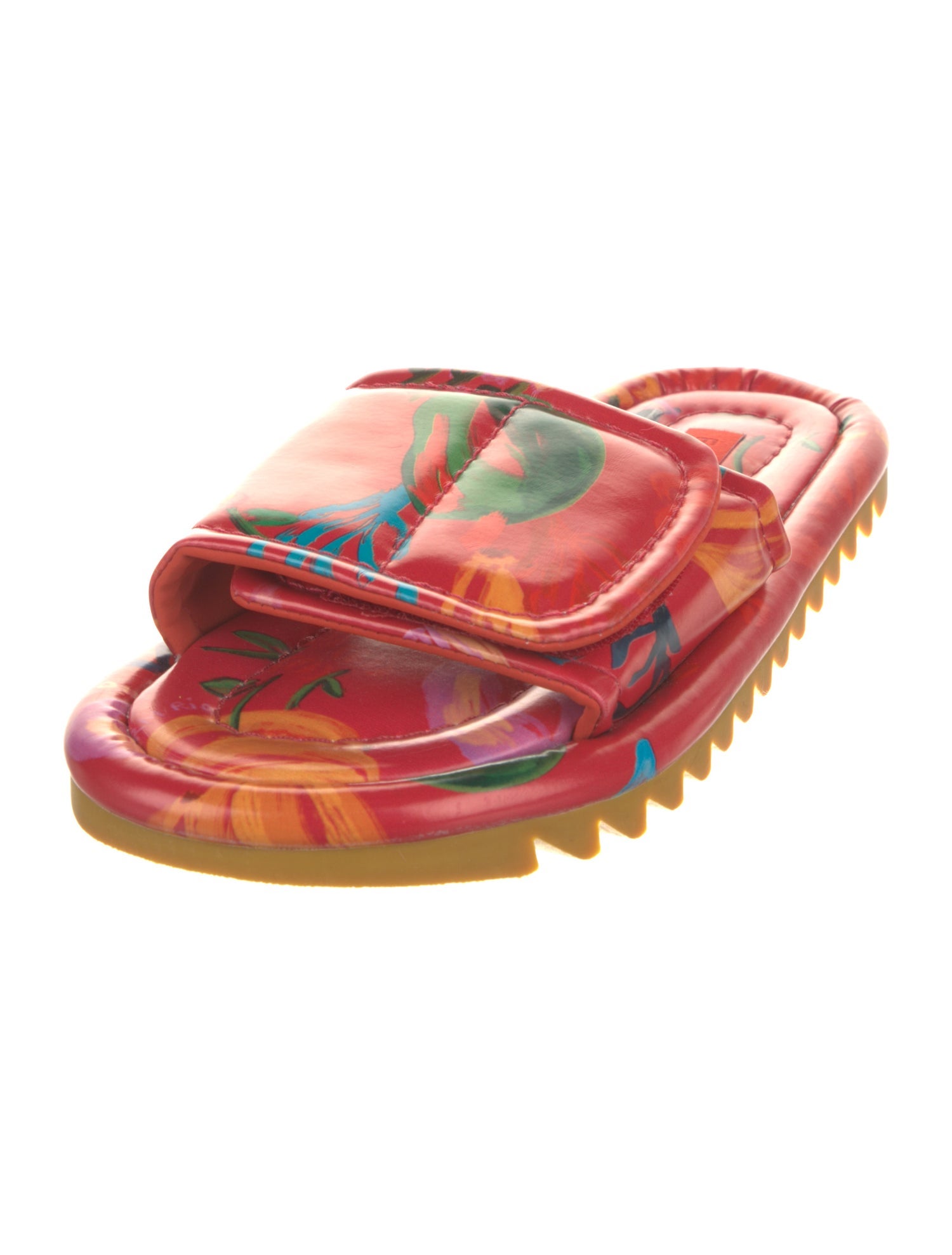 Farm Rio Floral Print Slides