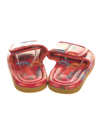 Farm Rio Floral Print Slides