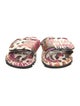 Farm Rio Floral Print Slides