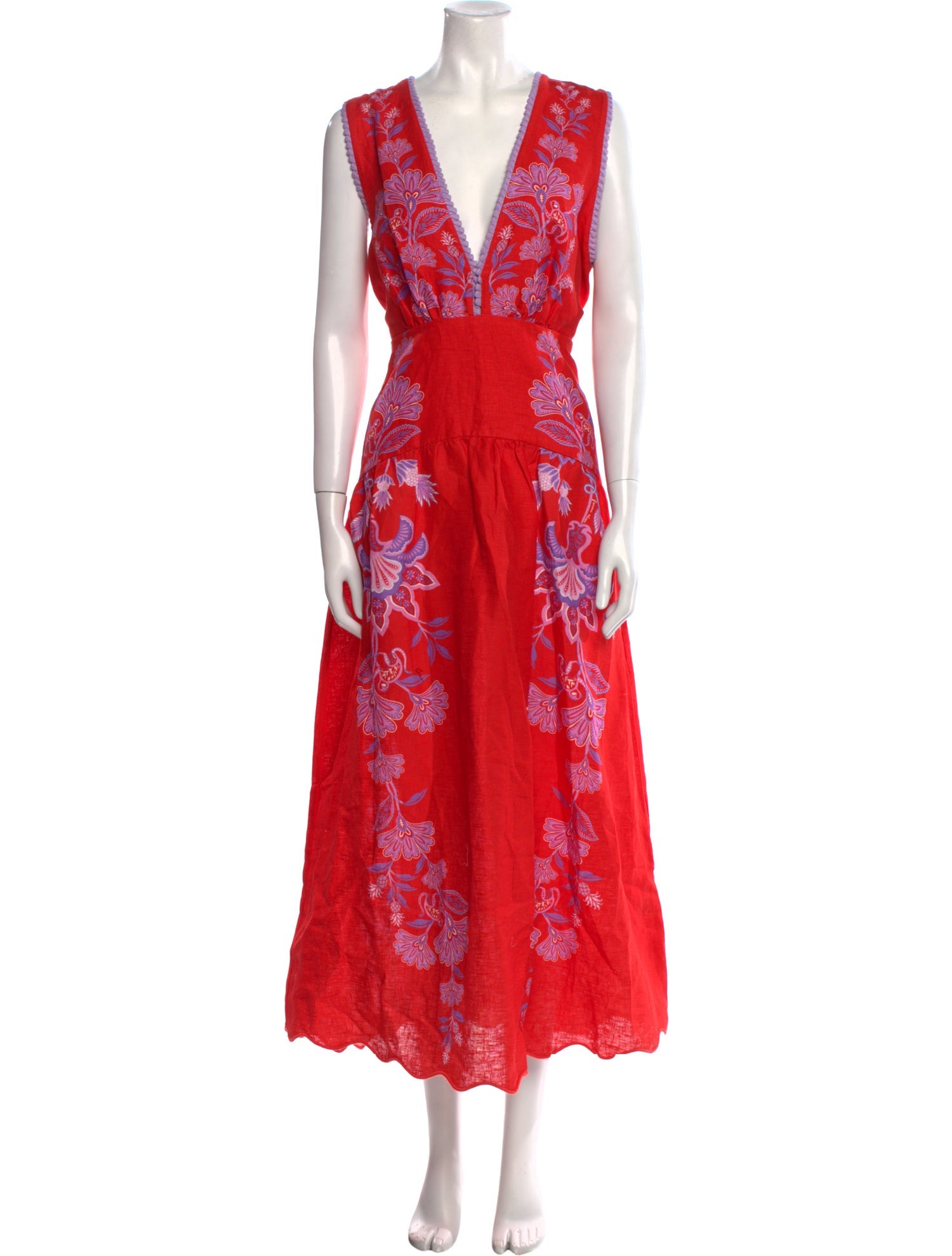 Farm Rio Linen Long Dress