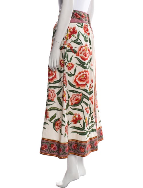 Farm Rio Paisley Print Midi Length Skirt