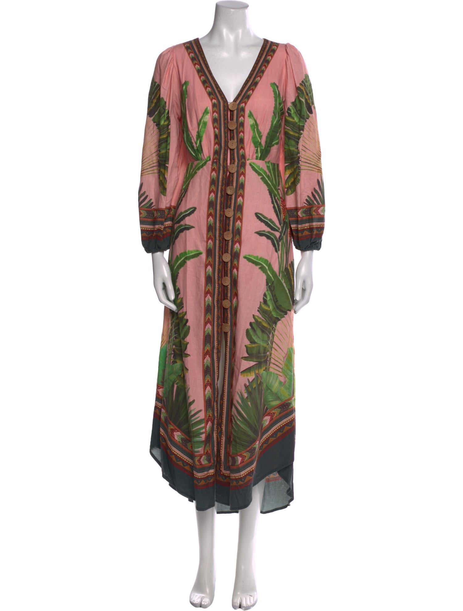 Farm Rio Printed Long Dress