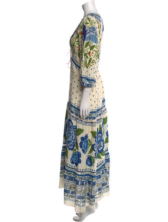 Farm Rio Printed Long Dress