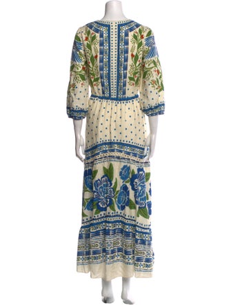 Farm Rio Printed Long Dress
