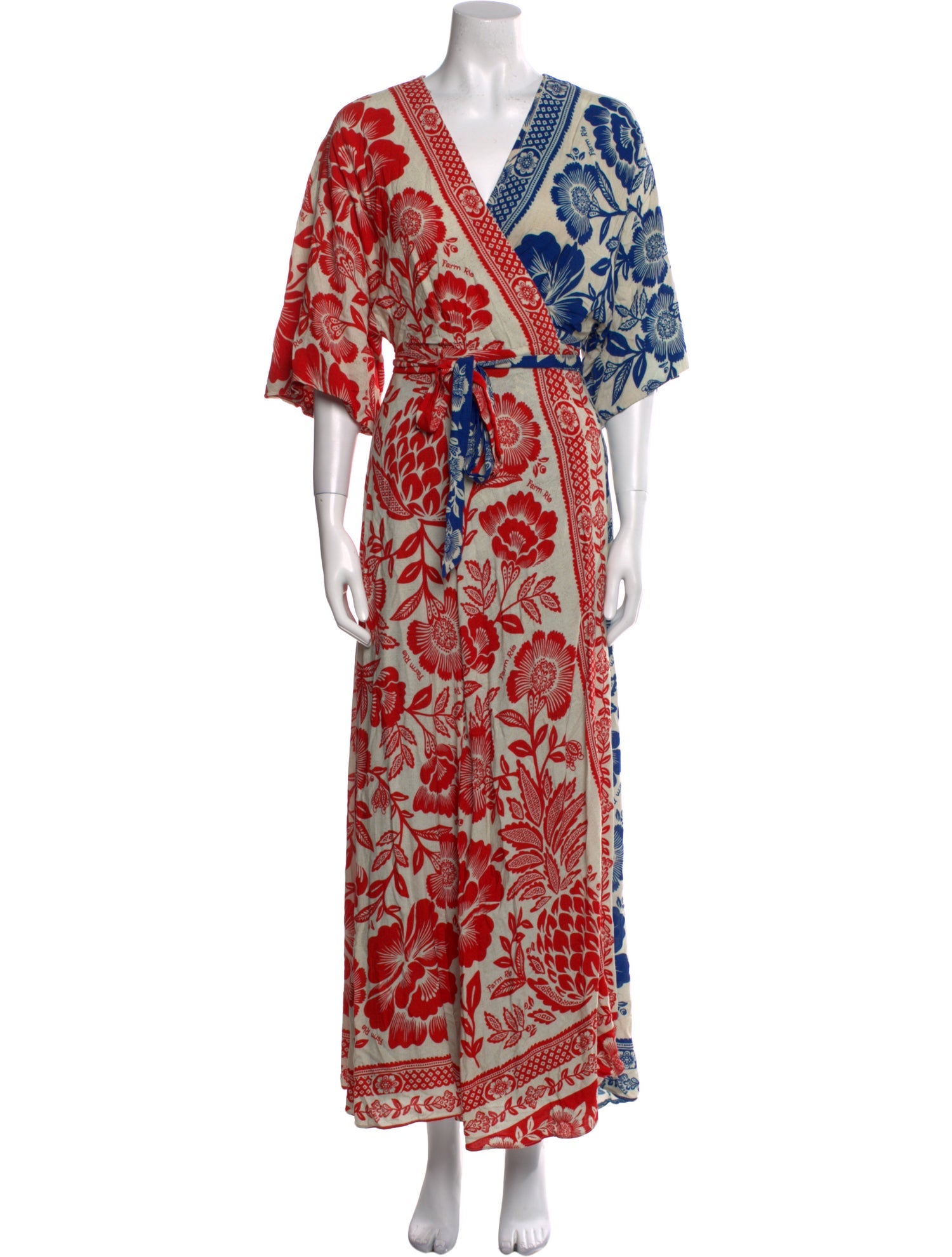 Farm Rio Printed Long Dress