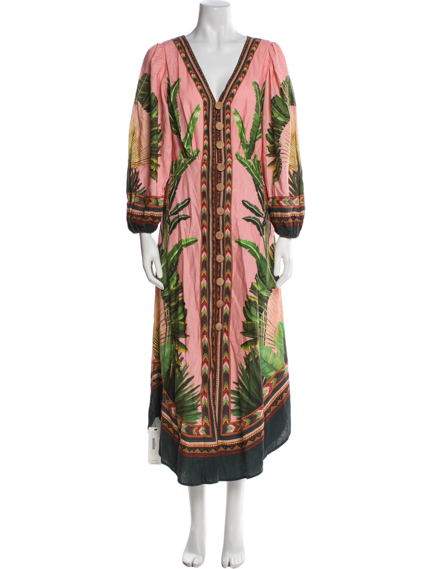 Farm Rio Printed Long Dress w/ Tags