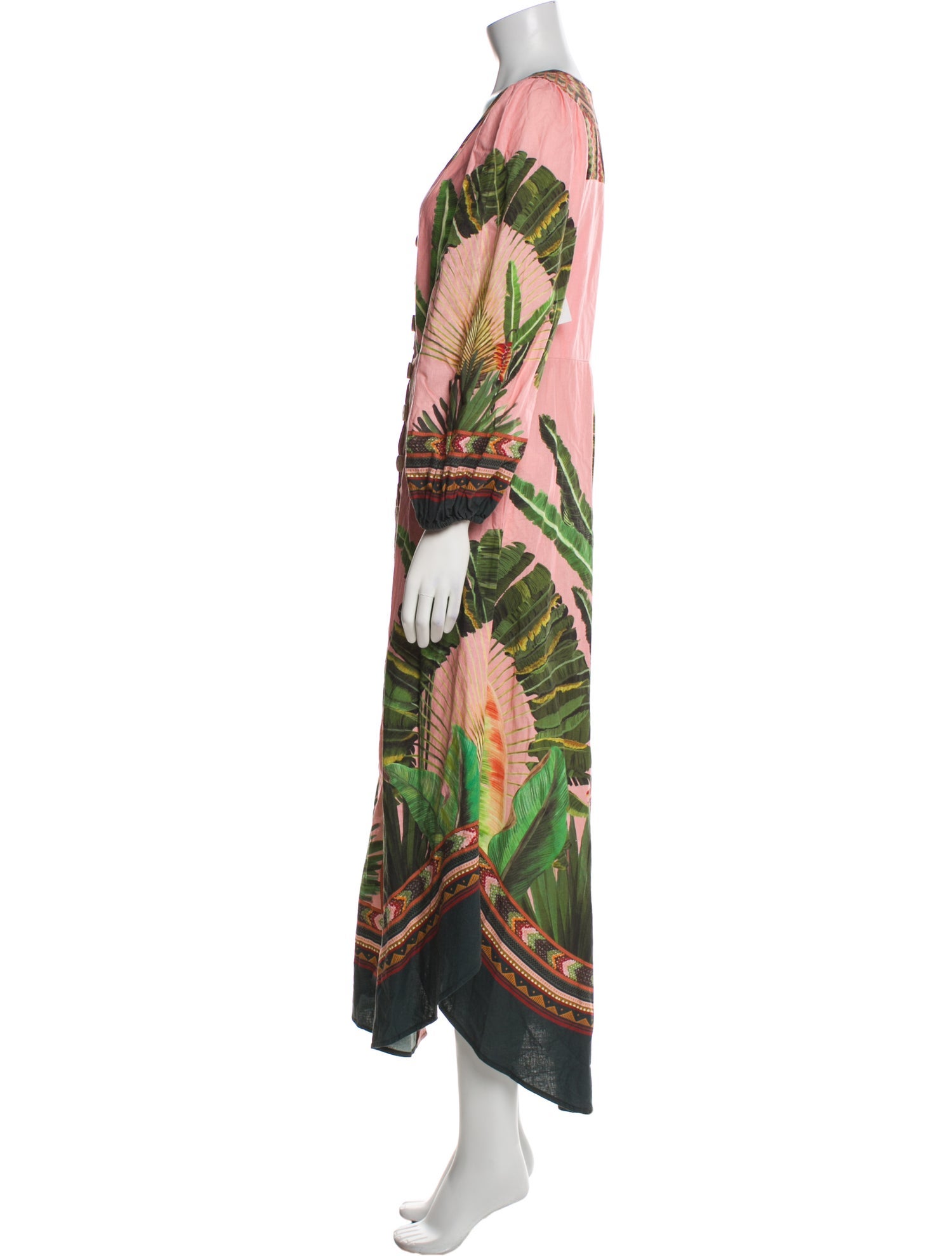 Farm Rio Printed Long Dress w/ Tags