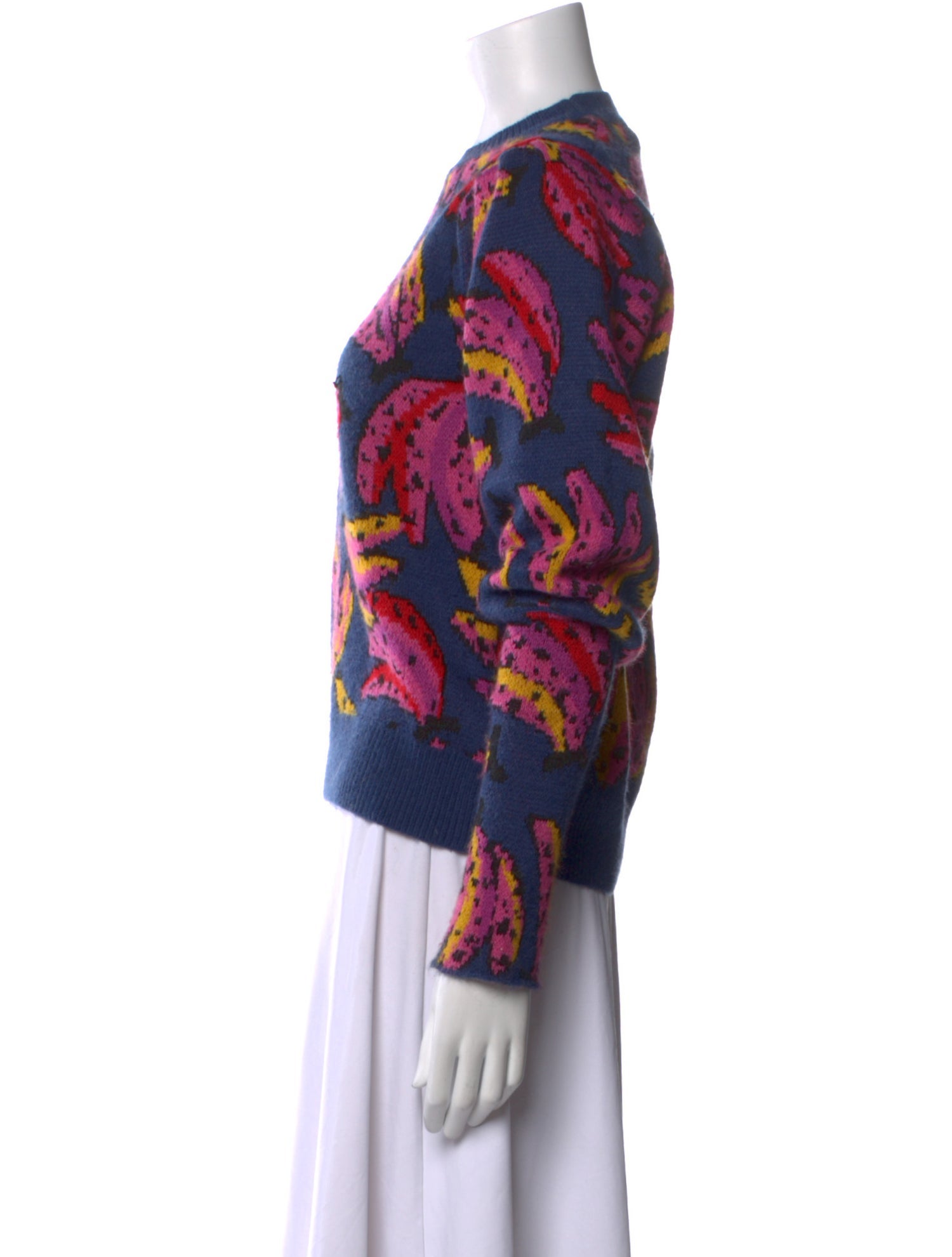 Farm Rio Printed Crew Neck Sweater