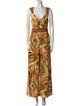 Farm Rio Printed Square Neckline Jumpsuit