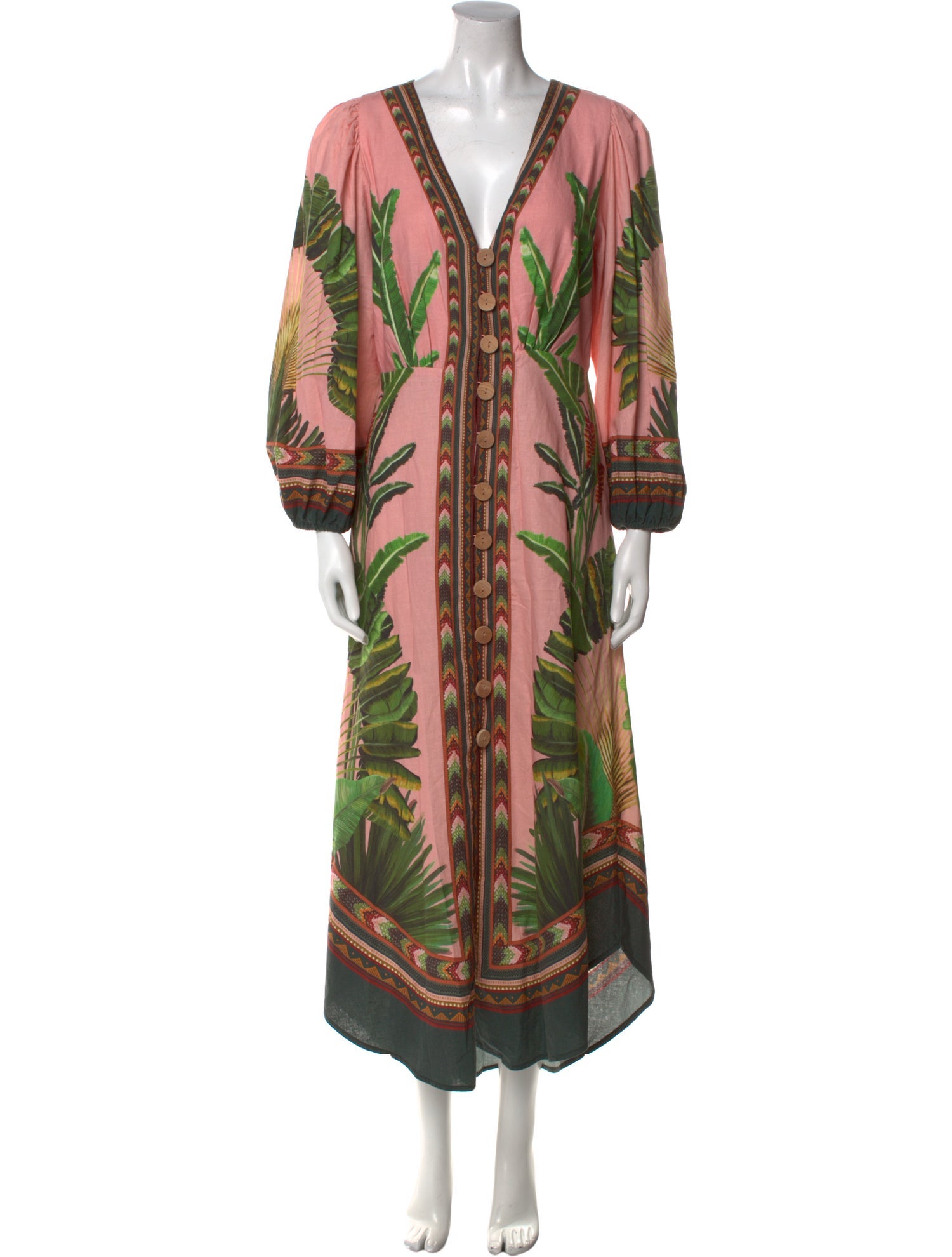 Farm Rio Printed Long Dress