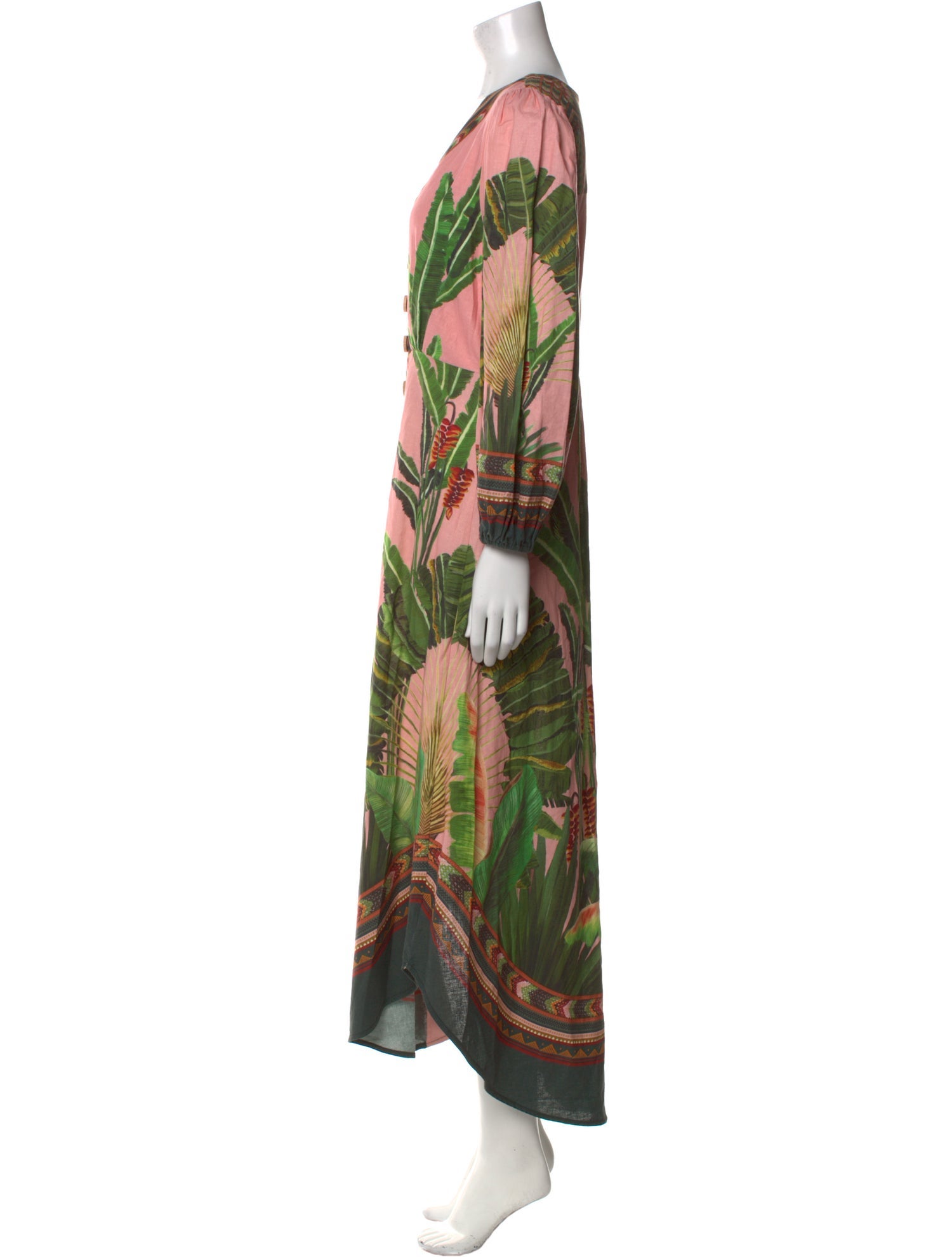 Farm Rio Printed Long Dress