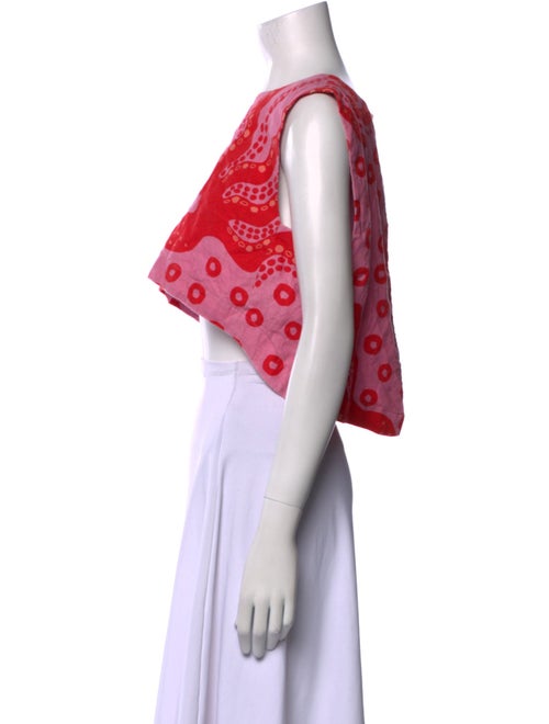 Farm Rio Linen Printed Crop Top