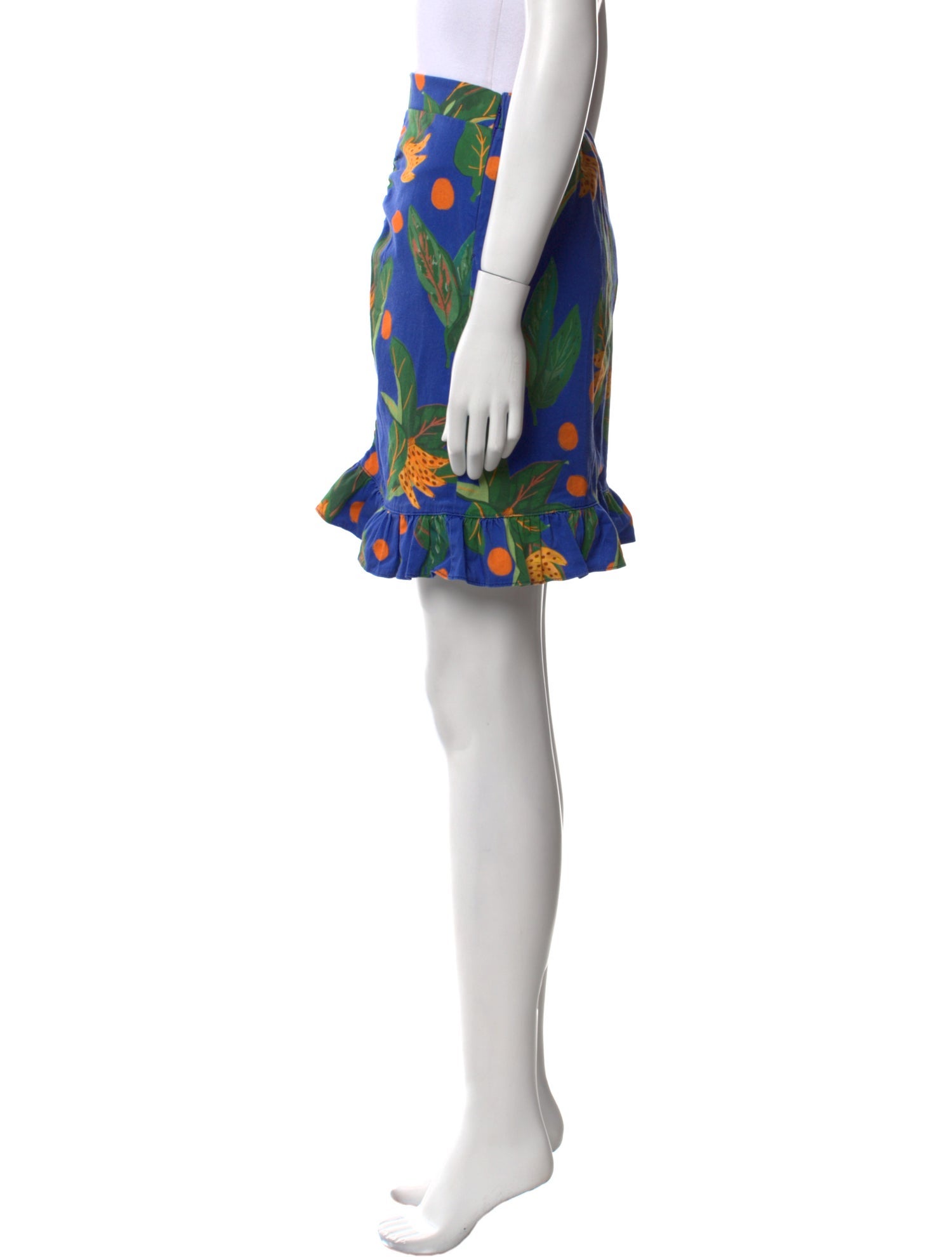 Farm Rio Floral Print Mini Skirt