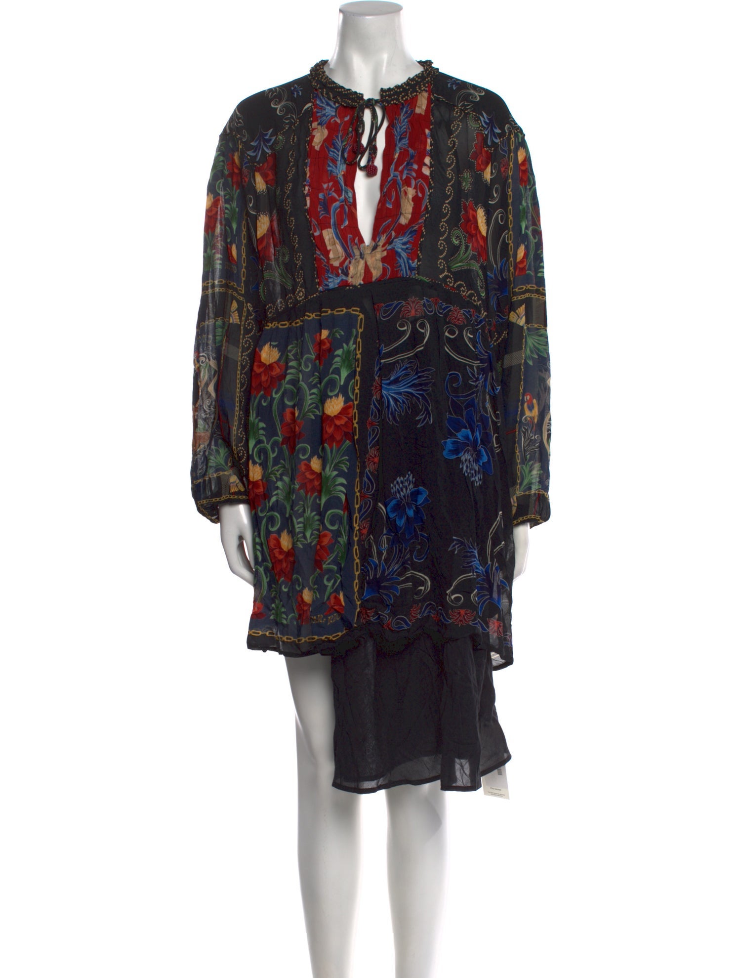 Farm Rio Floral Print Mini Dress w/ Tags