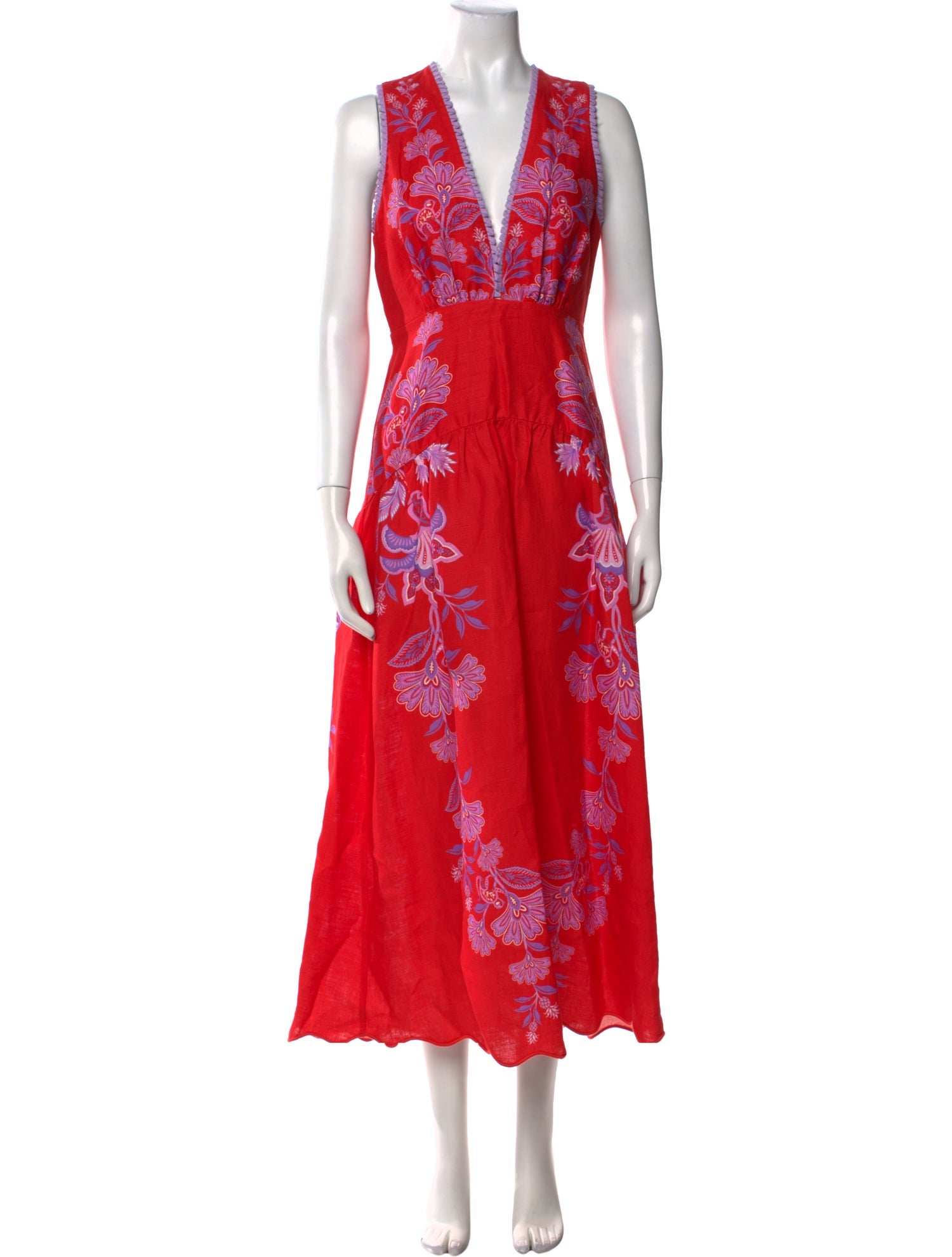 Farm Rio Linen Long Dress