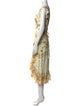 Farm Rio for Anthropologie Floral Print Midi Length Dress