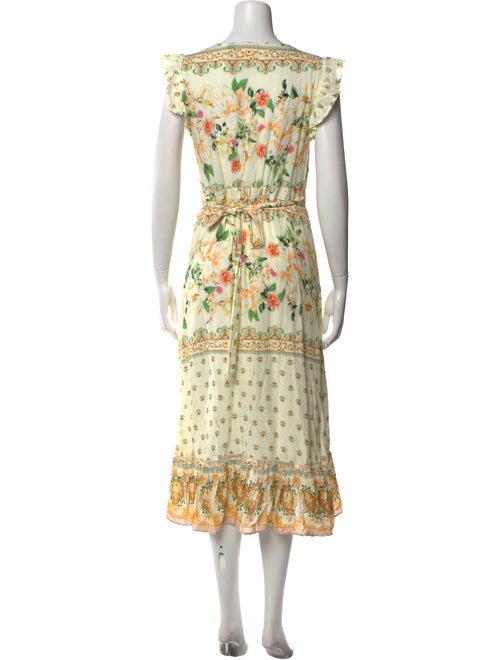 Farm Rio for Anthropologie Floral Print Midi Length Dress