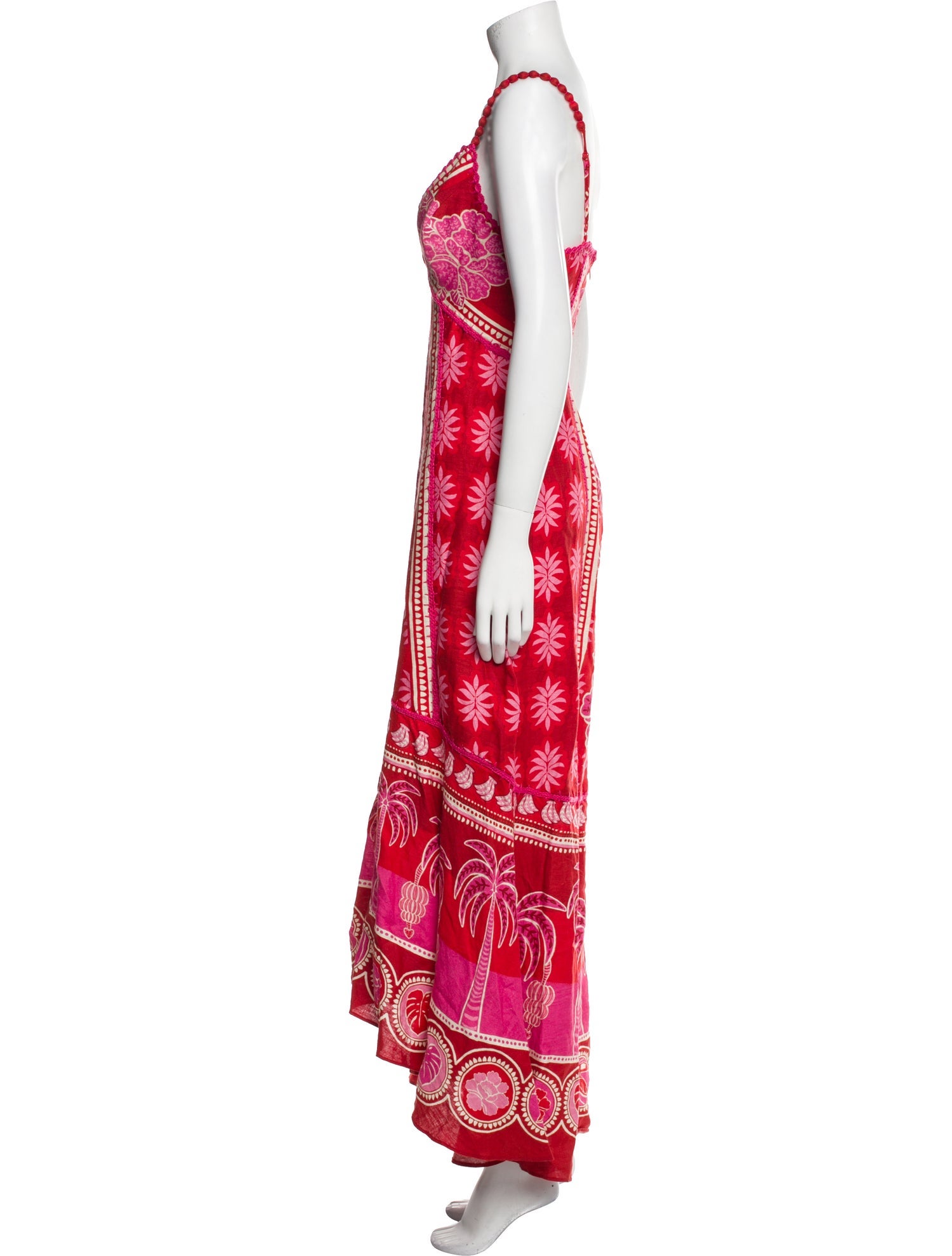 Farm Rio Linen Long Dress