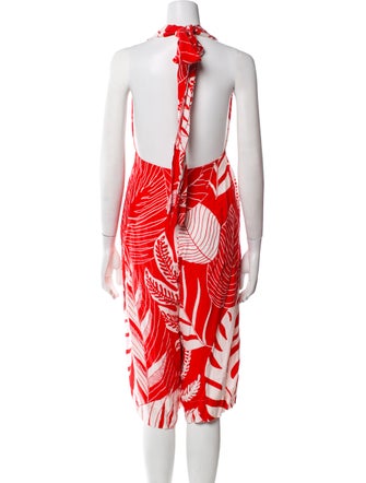 Farm Rio Printed Halterneck Romper