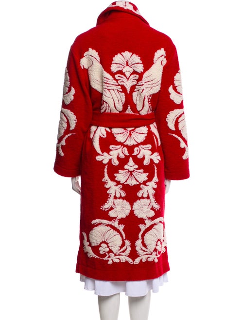 Farm Rio Floral Print Trench Coat