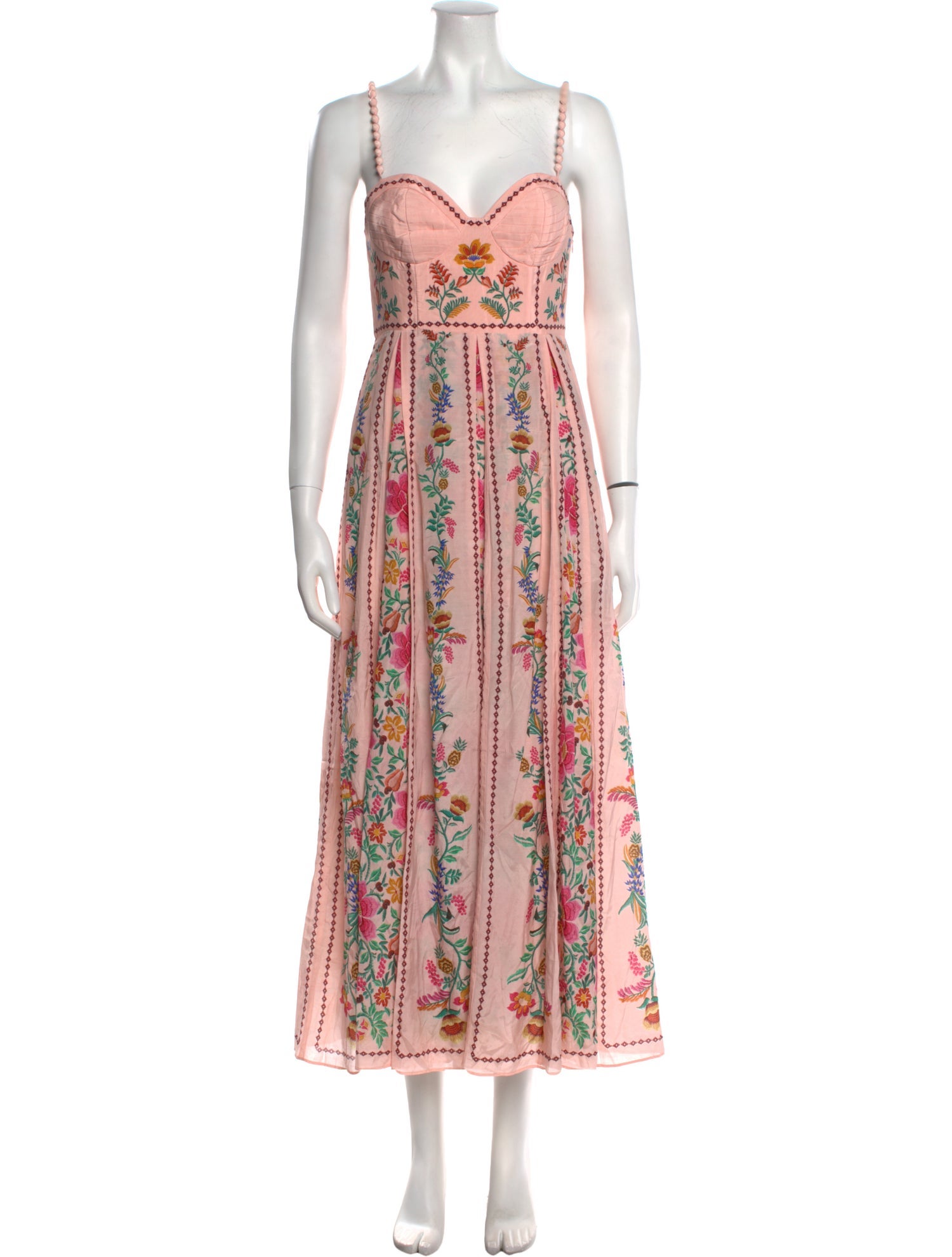 Farm Rio Floral Print Long Dress