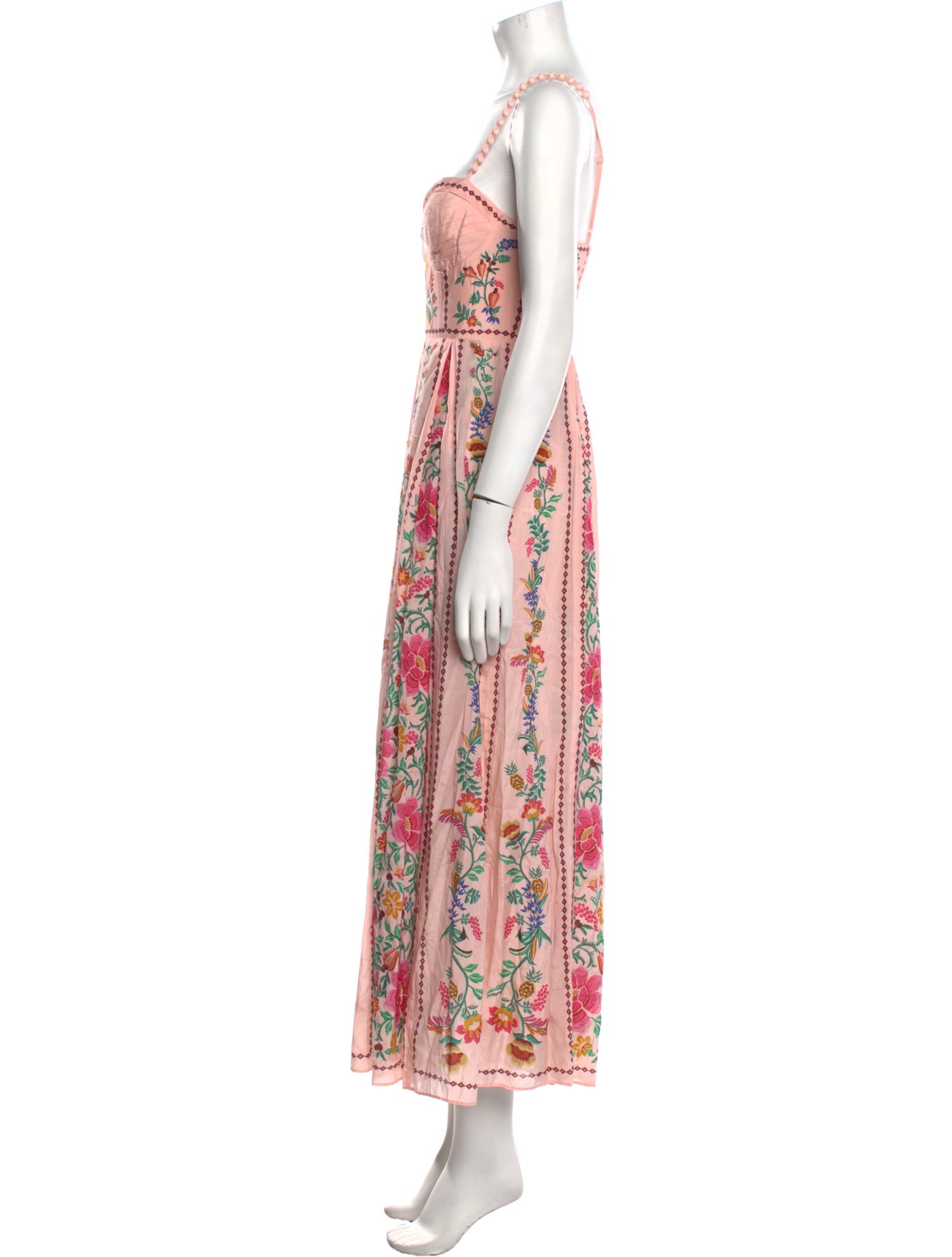 Farm Rio Floral Print Long Dress